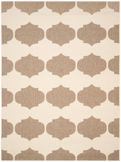 Safavieh Courtyard Cy6162-232 Beige / Brown Damask Area Rug