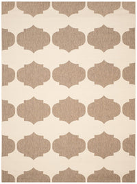 Safavieh Courtyard Cy6162-232 Beige / Brown Damask Area Rug