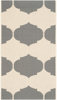 Safavieh Courtyard Cy6162-236 Beige / Anthracite Damask Area Rug