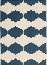 Safavieh Courtyard Cy6162-258 Beige / Navy Damask Area Rug