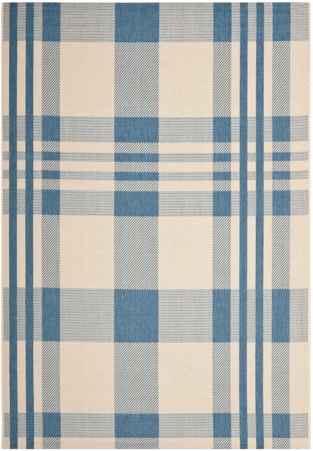 Safavieh Courtyard Cy6201-233 Beige / Blue Striped Area Rug