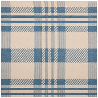 Safavieh Courtyard Cy6201-233 Beige / Blue Striped Area Rug