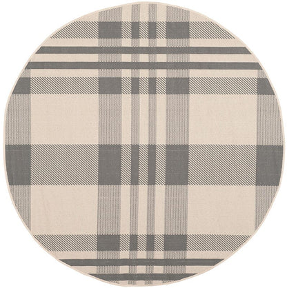 Safavieh Courtyard Cy6201-236 Grey / Bone Striped Area Rug