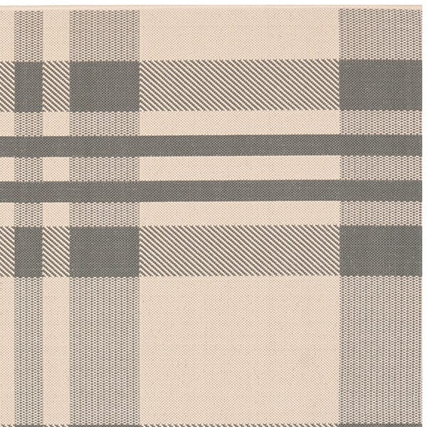 Safavieh Courtyard Cy6201-236 Grey / Bone Striped Area Rug