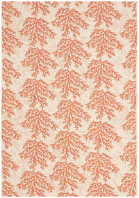 Safavieh Courtyard Cy6210-231 Beige / Terracotta Damask Area Rug