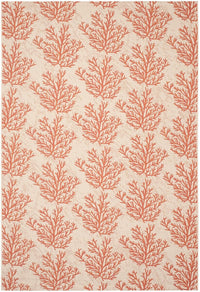 Safavieh Courtyard Cy6210-231 Beige / Terracotta Damask Area Rug