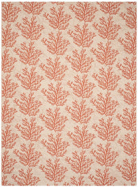 Safavieh Courtyard Cy6210-231 Beige / Terracotta Damask Area Rug