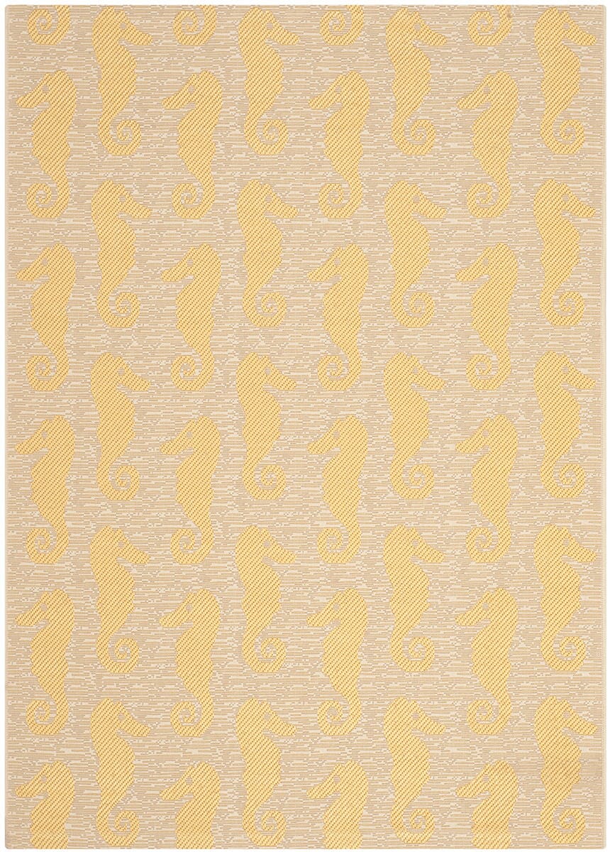 Safavieh Courtyard Cy6214-306 Beige / Yellow Area Rug