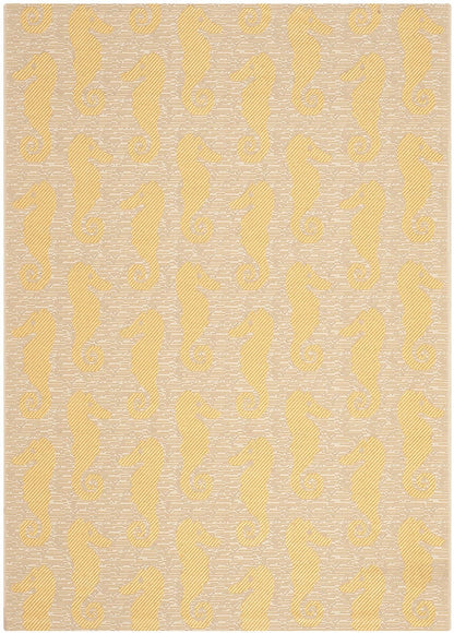 Safavieh Courtyard Cy6214-306 Beige / Yellow Area Rug