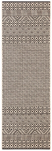 Safavieh Courtyard Cy6235-25612 Beige / Black Moroccan Area Rug