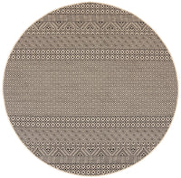 Safavieh Courtyard Cy6235-25612 Beige / Black Moroccan Area Rug