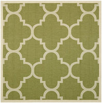 Safavieh Courtyard Cy6243-244 Green / Beige Geometric Area Rug