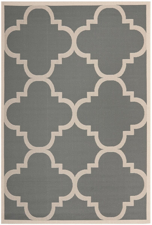 Safavieh Courtyard Cy6243-246 Grey / Beige Geometric Area Rug