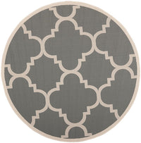 Safavieh Courtyard Cy6243-246 Grey / Beige Geometric Area Rug