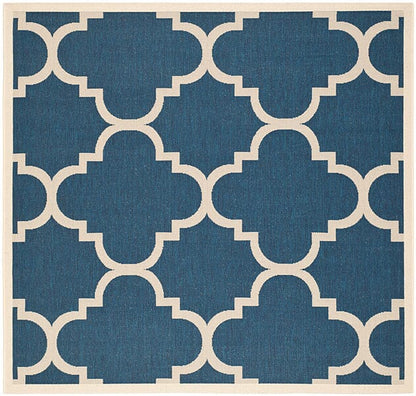 Safavieh Courtyard Cy6243-268 Navy / Beige Geometric Area Rug