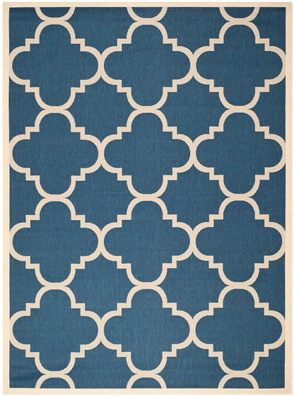 Safavieh Courtyard Cy6243-268 Navy / Beige Geometric Area Rug