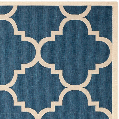 Safavieh Courtyard Cy6243-268 Navy / Beige Geometric Area Rug