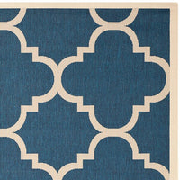 Safavieh Courtyard Cy6243-268 Navy / Beige Geometric Area Rug