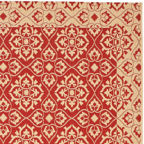 Safavieh Courtyard Cy6550-28 Red / Creme Area Rug