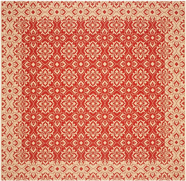 Safavieh Courtyard Cy6550-28 Red / Creme Area Rug