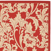 Safavieh Courtyard Cy6565-28 Red / Creme Floral / Country Area Rug