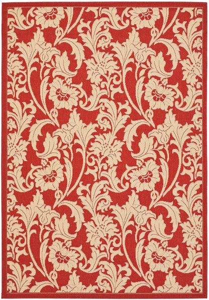 Safavieh Courtyard Cy6565-28 Red / Creme Floral / Country Area Rug