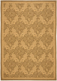 Safavieh Courtyard cy6582-49 Gold / Natural Damask Area Rug