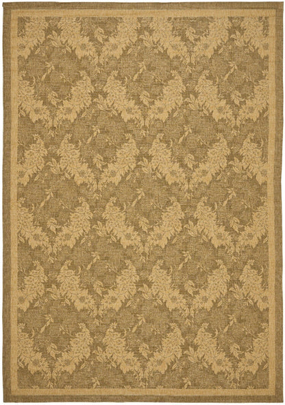 Safavieh Courtyard cy6582-49 Gold / Natural Damask Area Rug