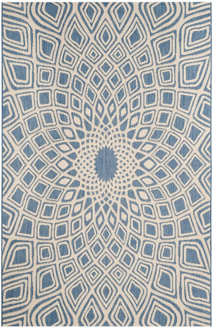 Safavieh Courtyard Cy6616-23321 Blue / Beige Area Rug