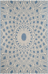 Safavieh Courtyard Cy6616-23321 Blue / Beige Area Rug