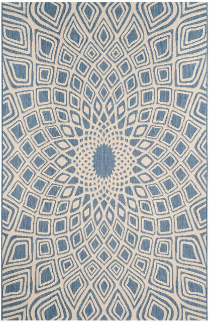 Safavieh Courtyard Cy6616-23321 Blue / Beige Area Rug