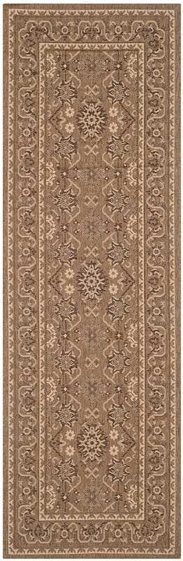 Safavieh Courtyard Cy6727-22 Brown / Creme Area Rug