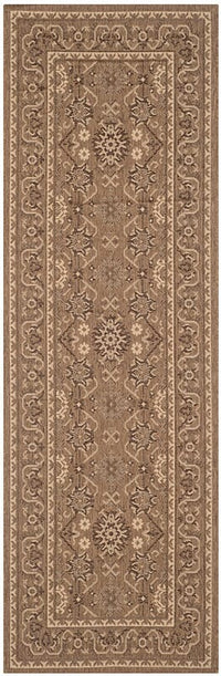 Safavieh Courtyard Cy6727-22 Brown / Creme Area Rug