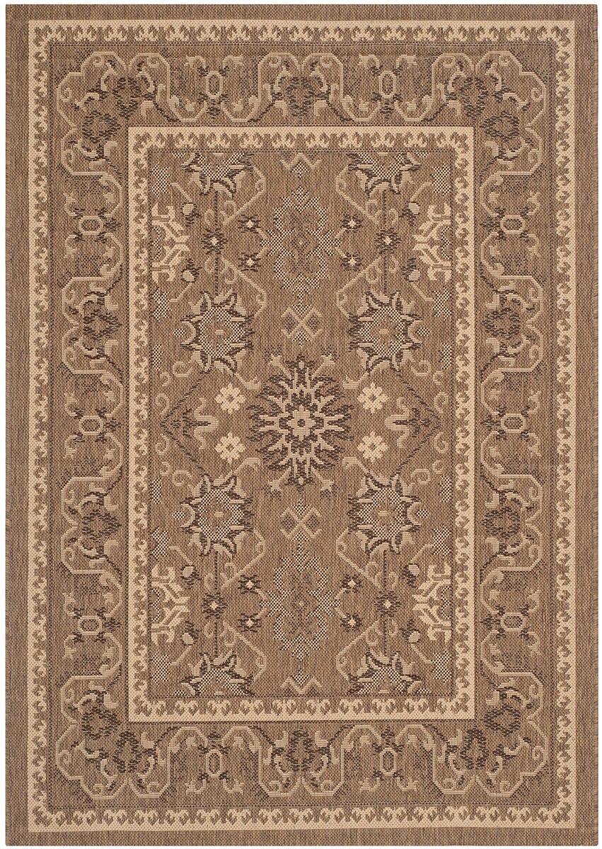 Safavieh Courtyard Cy6727-22 Brown / Creme Area Rug