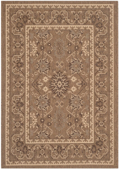 Safavieh Courtyard Cy6727-22 Brown / Creme Area Rug