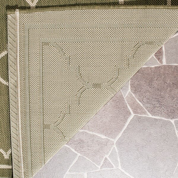 Safavieh Courtyard Cy6889-244 Green / Beige Geometric Area Rug