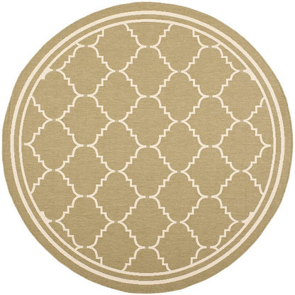 Safavieh Courtyard Cy6889-244 Green / Beige Geometric Area Rug