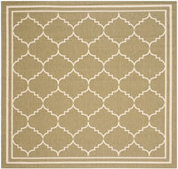 Safavieh Courtyard Cy6889-244 Green / Beige Geometric Area Rug