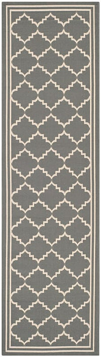 Safavieh Courtyard Cy6889-246 Grey / Beige Geometric Area Rug