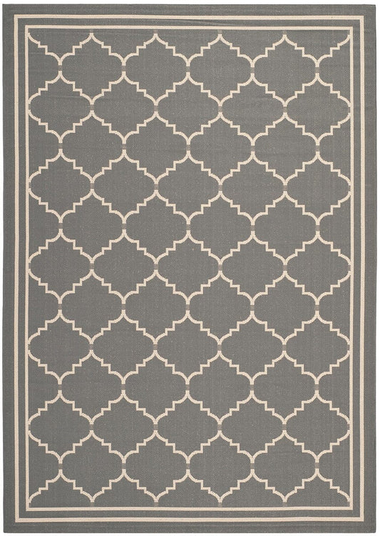 Safavieh Courtyard Cy6889-246 Grey / Beige Geometric Area Rug