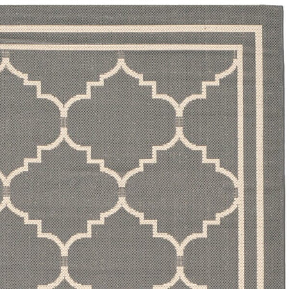 Safavieh Courtyard Cy6889-246 Grey / Beige Geometric Area Rug