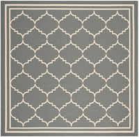 Safavieh Courtyard Cy6889-246 Grey / Beige Geometric Area Rug