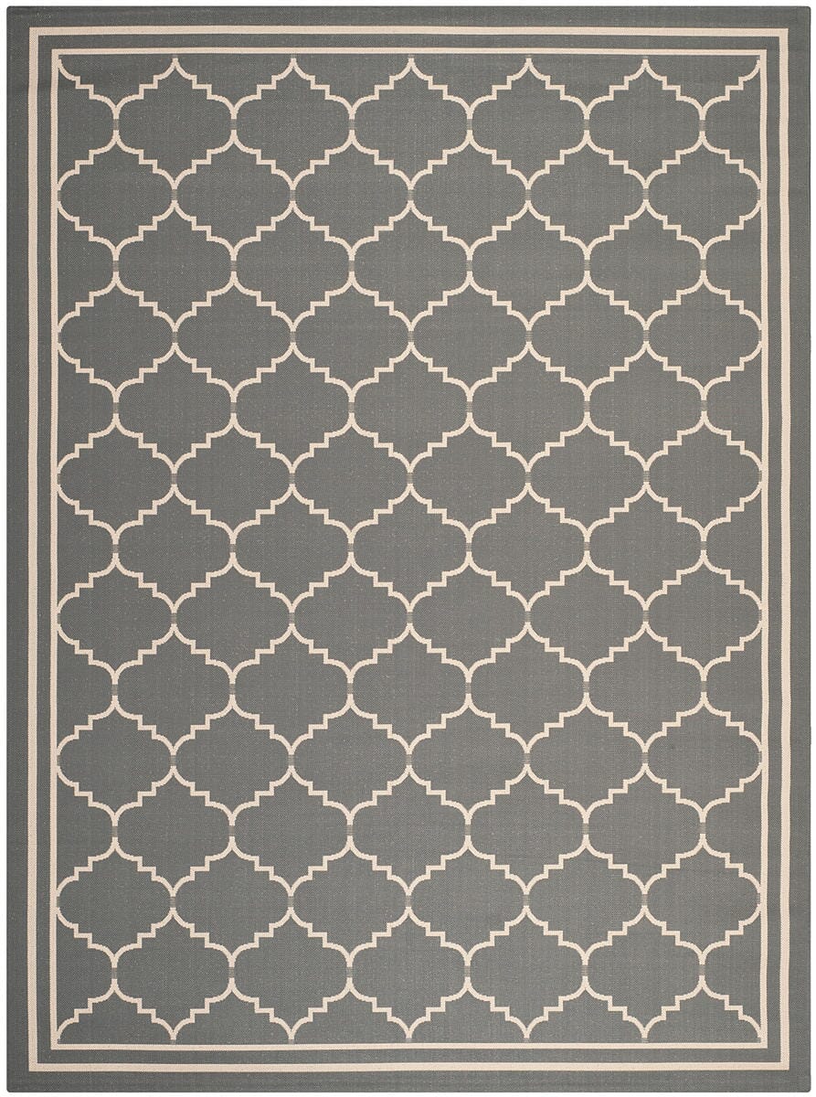 Safavieh Courtyard Cy6889-246 Grey / Beige Geometric Area Rug