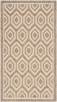 Safavieh Courtyard Cy6902-242 Brown / Bone Geometric Area Rug