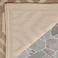 Safavieh Courtyard Cy6902-242 Brown / Bone Geometric Area Rug