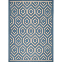 Safavieh Courtyard Cy6902-243 Blue / Beige Geometric Area Rug