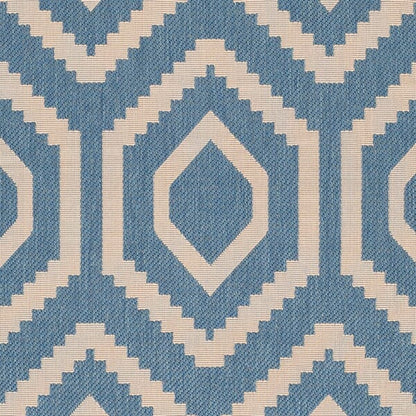 Safavieh Courtyard Cy6902-243 Blue / Beige Geometric Area Rug