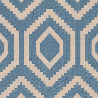 Safavieh Courtyard Cy6902-243 Blue / Beige Geometric Area Rug