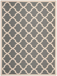 Safavieh Courtyard Cy6903-246 Anthracite / Beige Geometric Area Rug