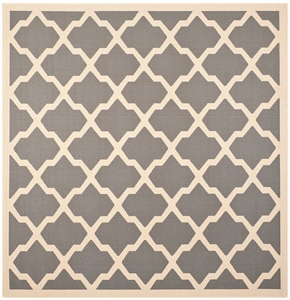 Safavieh Courtyard Cy6903-246 Anthracite / Beige Geometric Area Rug